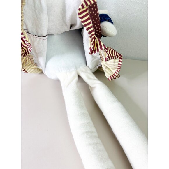 VTG Artisan Flair Miss Elle’s Patriotic Dress USA Girl Bunny Rabbit w/ Baby NWT - Picture 4 of 11